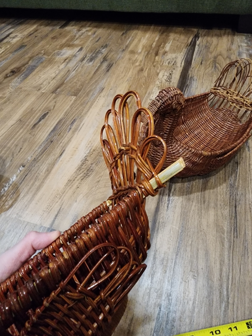 Wicker Turkey Basket Pair - Picture 3 of 7